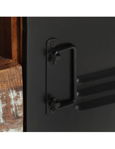 Mobile Porta TV 120x30x40 cm in Legno Massello di Recupero