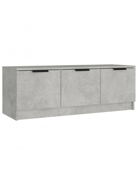 Mobile Porta TV Grigio Cemento 102x35x36,5 cm Legno Multistrato