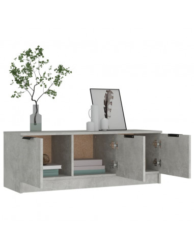 Mobile Porta TV Grigio Cemento 102x35x36,5 cm Legno Multistrato