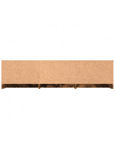 Mobile TV Rovere Fumo 140x40x35,5 cm in Legno Multistrato