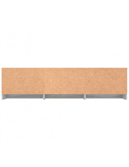 Mobile TV Grigio Sonoma 140x40x35,5 cm in Legno Multistrato