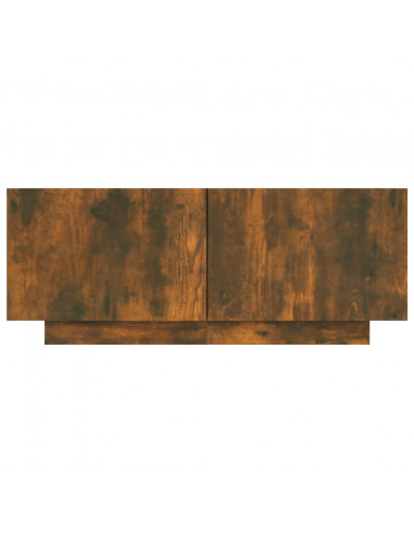 Mobile TV Rovere Fumo 100x35x40 cm in Legno Multistrato