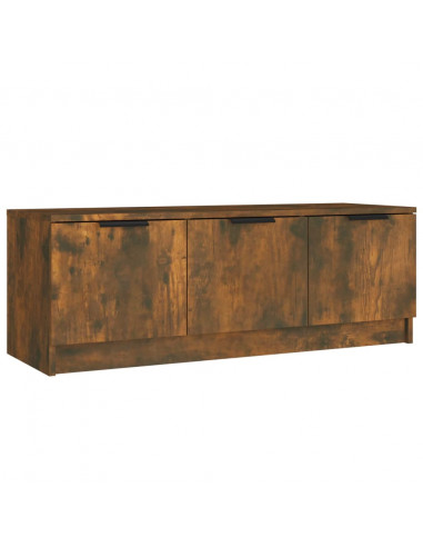 Mobile TV Rovere Fumo 102x35x36,5 cm in Legno Multistrato