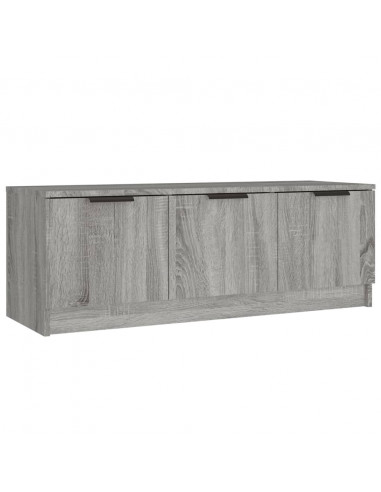 Mobile TV Grigio Sonoma 102x35x36,5 cm in Legno Multistrato