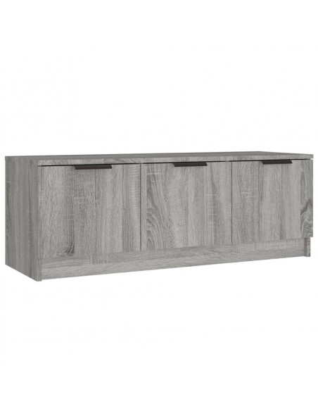 Mobile TV Grigio Sonoma 102x35x36,5 cm in Legno Multistrato