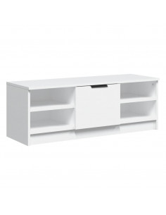 Mobile Porta TV Bianco 102x35,5x36,5 cm in Legno Multistrato 2