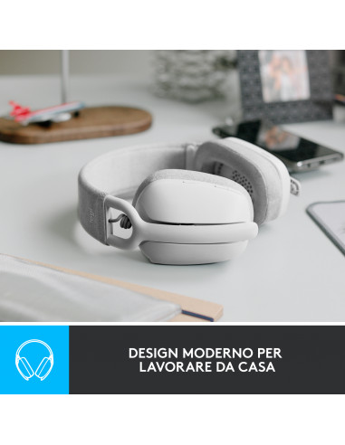Logitech Zone Vibe 100 Auricolare Wireless A Padiglione Musica e Chiamate Bluetooth Bianco