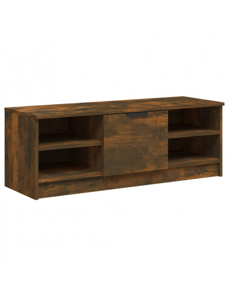 Mobile TV Rovere Fumo 102x35,5x36,5 cm in Legno Multistrato