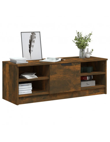 Mobile TV Rovere Fumo 102x35,5x36,5 cm in Legno Multistrato