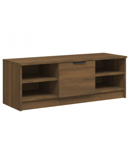 Mobile TV Rovere Marrone 102x35,5x36,5 cm in Legno Multistrato
