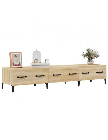 Mobile Porta TV Rovere Sonoma 150x34,5x30 cm Legno Multistrato