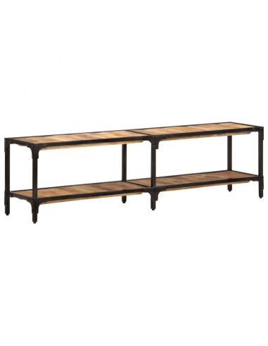 Mobile Porta TV 150x30x41 cm in Legno Massello di Mango