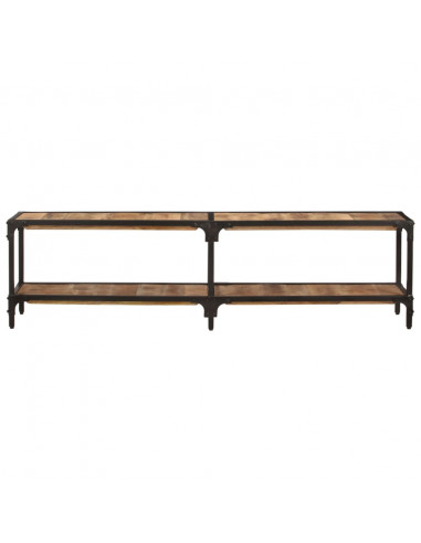 Mobile Porta TV 150x30x41 cm in Legno Massello di Mango