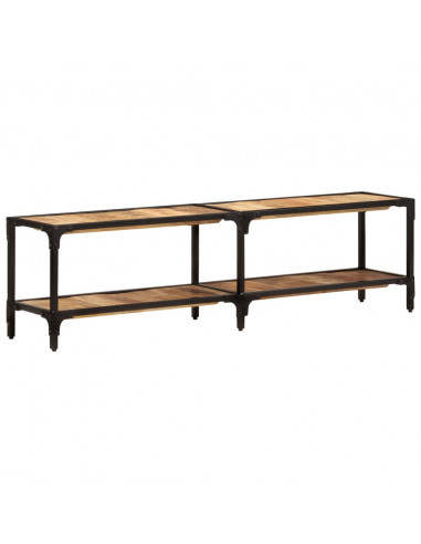 Mobile Porta TV 150x30x41 cm in Legno Massello di Mango