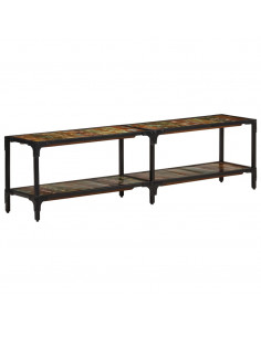 Mobile Porta TV 150x30x41 cm in Legno Massello di Recupero 2