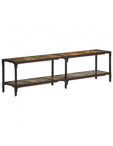 Mobile Porta TV 150x30x41 cm in Legno Massello di Recupero