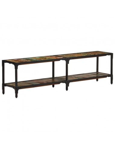 Mobile Porta TV 150x30x41 cm in Legno Massello di Recupero