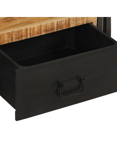 Mobile Porta TV 120x30x40 cm in Legno Massello di Mango