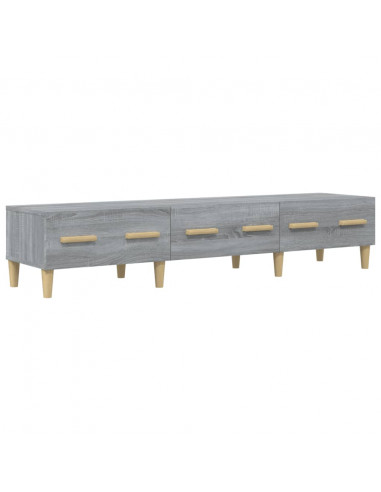 Mobile TV Grigio Sonoma 150x34,5x30 cm in Legno Multistrato
