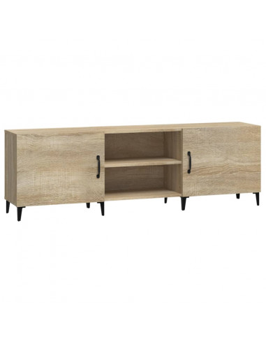 Mobile Porta TV Rovere Sonoma 150x30x50 cm in Legno Multistrato