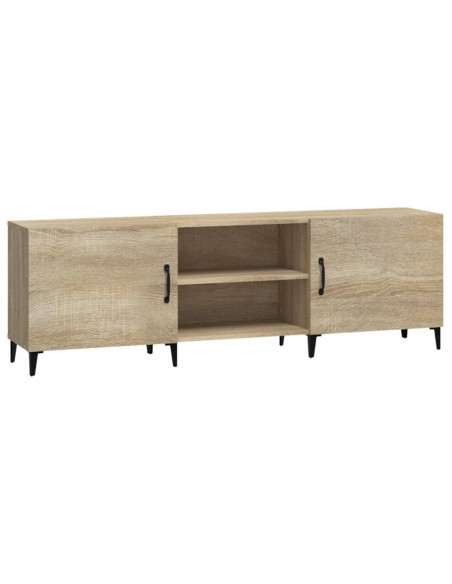 Mobile Porta TV Rovere Sonoma 150x30x50 cm in Legno Multistrato
