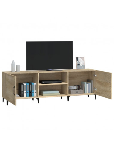 Mobile Porta TV Rovere Sonoma 150x30x50 cm in Legno Multistrato