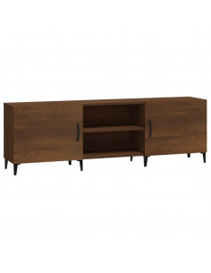 Mobile Porta TV Rovere Marrone 150x30x50cm in Legno Multistrato 2