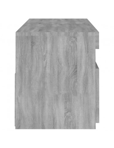 Mobile Porta TV con Luci LED Grigio Sonoma 120x35x40 cmcm