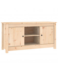 Mobile Porta TV 103x36,5x52 cm in Legno Massello di Pino 2