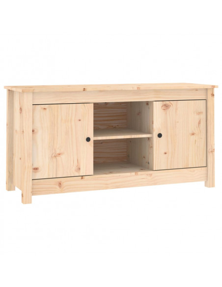 Mobile Porta TV 103x36,5x52 cm in Legno Massello di Pino