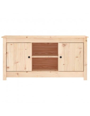 Mobile Porta TV 103x36,5x52 cm in Legno Massello di Pino
