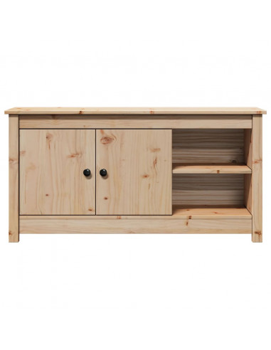 Mobile Porta TV 103x36,5x52 cm in Legno Massello di Pino