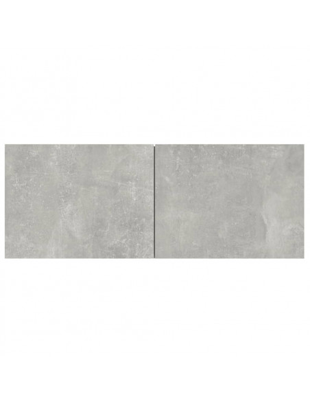 Mobili TV 4 pz Grigio Cemento 80x30x30 cm in Legno Multistrato