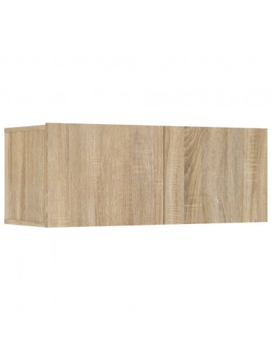 Set Mobili Porta TV 8pz Rovere Sonoma in Legno Multistrato