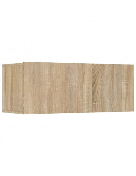 Set Mobili Porta TV 8pz Rovere Sonoma in Legno Multistrato