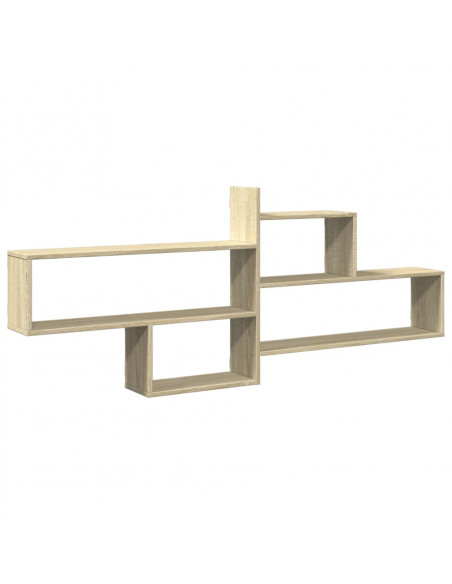 Mensola a Parete Rovere Sonoma 167,5x18x68 cm in Truciolato