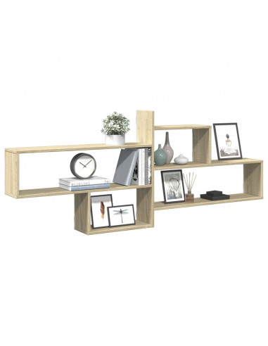 Mensola a Parete Rovere Sonoma 167,5x18x68 cm in Truciolato