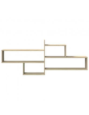 Mensola a Parete Rovere Sonoma 167,5x18x68 cm in Truciolato