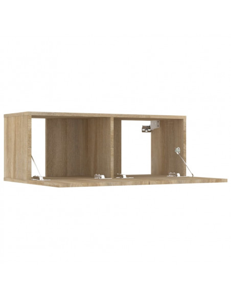 Set di Mobili Porta TV 6 pz Rovere Sonoma in Legno Multistrato