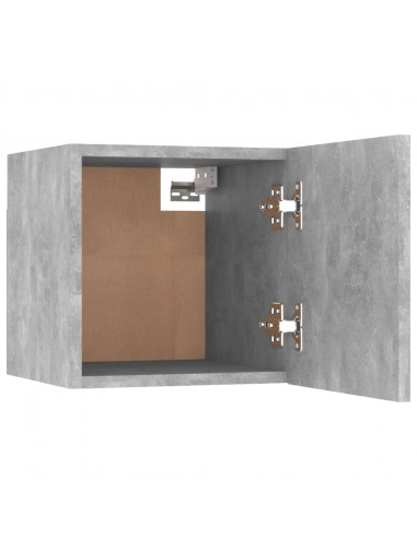 Set di Mobili Porta TV 6 pz Grigio Cemento in Legno Multistrato