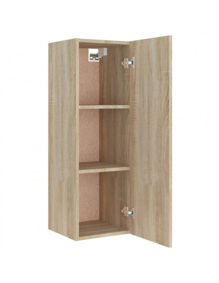 Set di Mobili Porta TV 5 pz Rovere Sonoma in Legno Multistrato