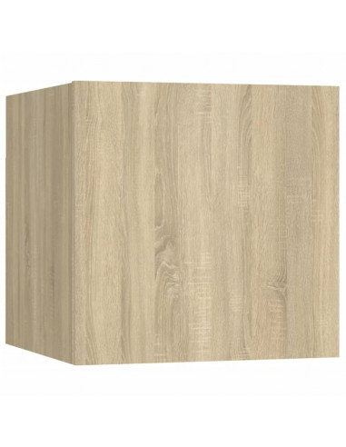 Set Mobili Porta TV 8pz Rovere Sonoma in Legno Multistrato