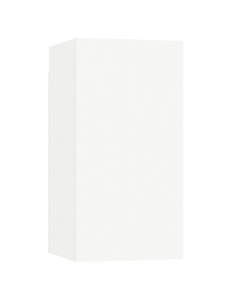 Set di Mobili Porta TV 6 pz Bianco in Legno Multistrato