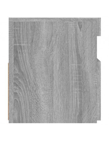 Mobile Porta TV con Luci LED Grigio Sonoma 90x35x40 cm