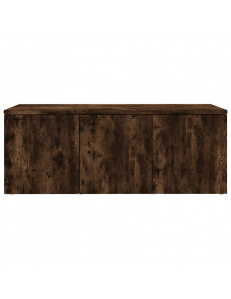 Mobile Porta TV Rovere Fumo 80x34x30 cm in Legno Multistrato