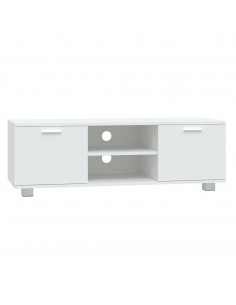 Mobile Porta TV Bianco 120x40,5x35 cm in Legno Multistrato 2