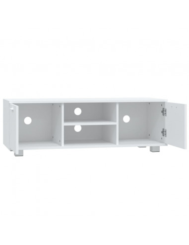Mobile Porta TV Bianco 120x40,5x35 cm in Legno Multistrato