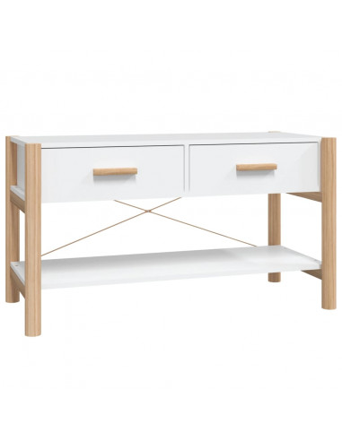 Mobile Porta TV Bianco 82x38x45 cm in Legno Multistrato