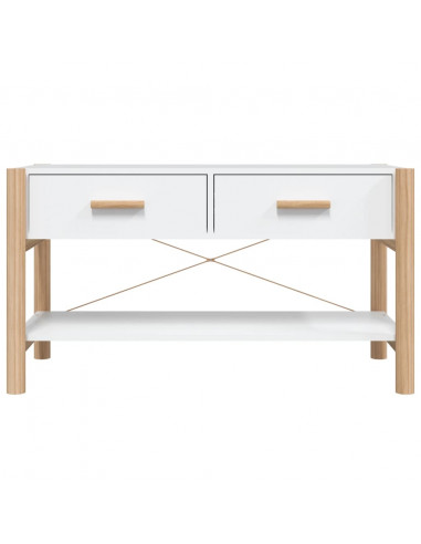 Mobile Porta TV Bianco 82x38x45 cm in Legno Multistrato