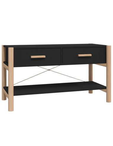 Mobile Porta TV Nero 82x38x45 cm in Legno Multistrato